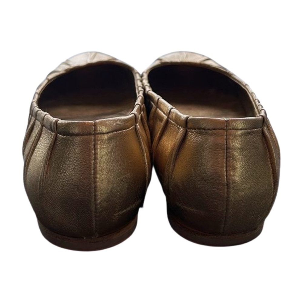 Prada Metallic Gold Flats - Picture 5 of 8
